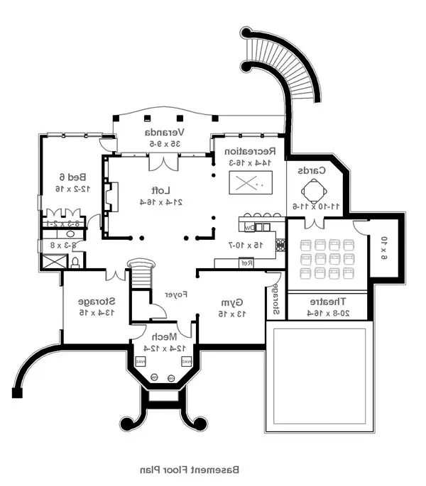 Basement Floor Plan