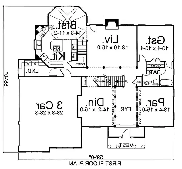 1st Floor Plan