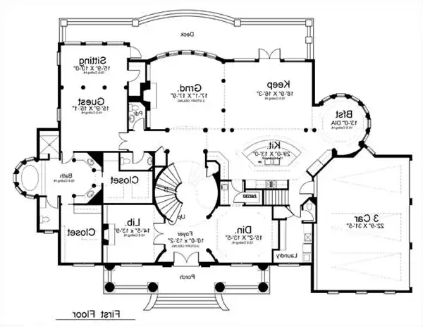 1st Floor Plan