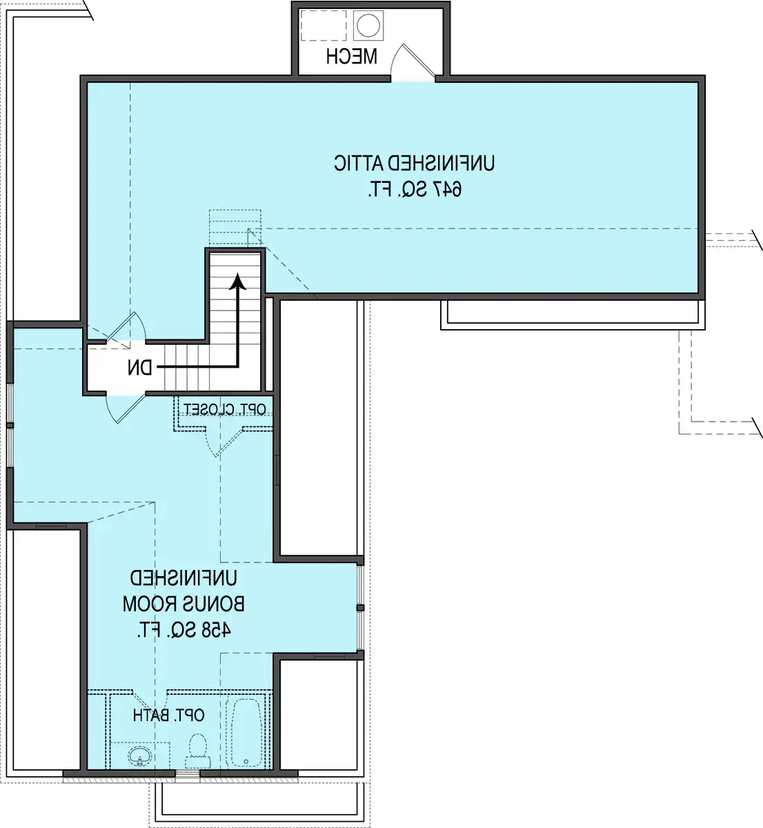 2nd Floor Plan Optional/bonus