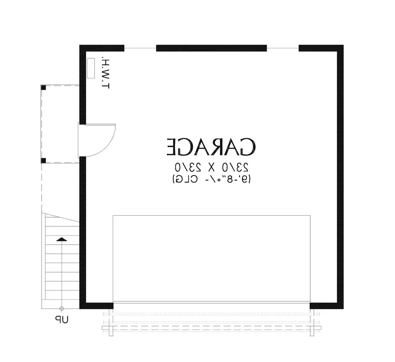 Two Car Garage with Apartment above