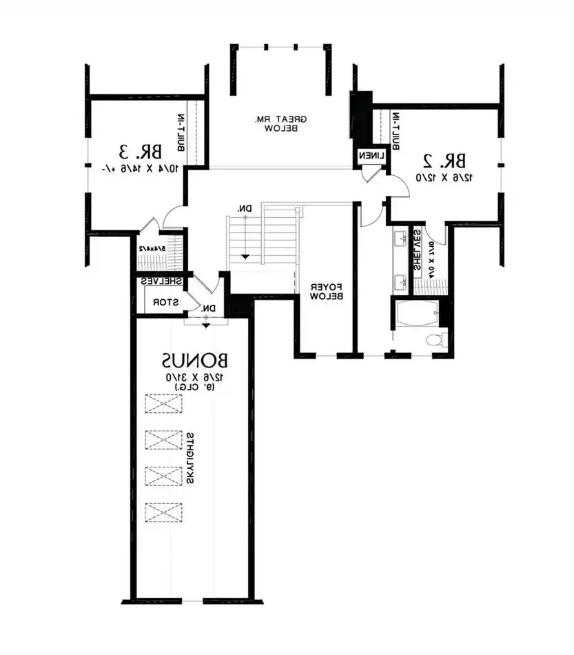 Upper Floor Plan