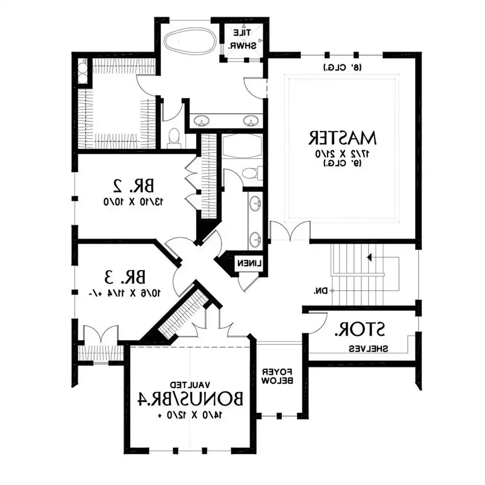 Upper Floor Plan