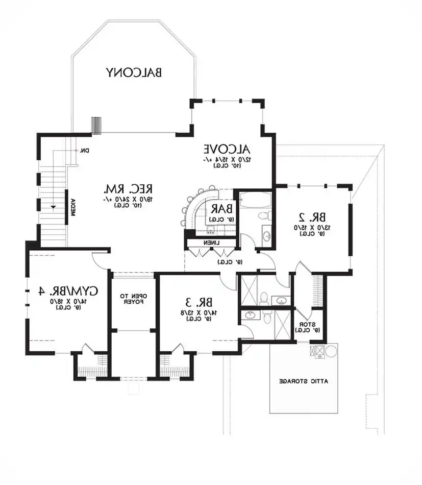 Upper Floor Plan