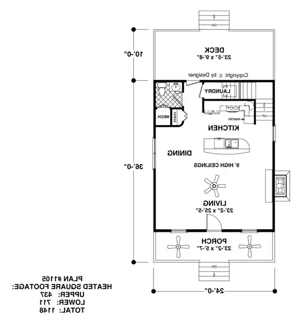 Main Level Floor Plan