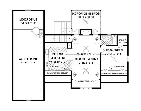 Main Level Floor Plan