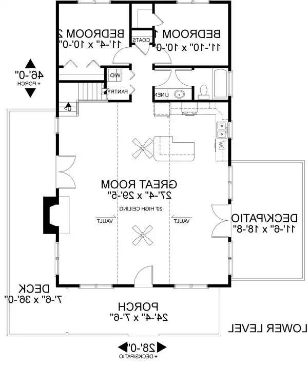 Lower Level Floorplan