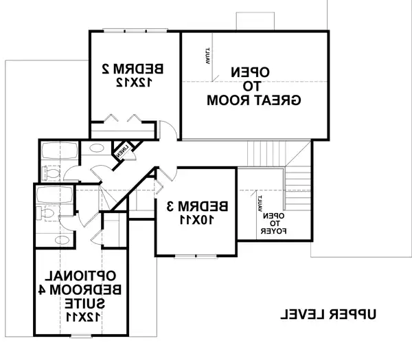 Upper Level Floorplan