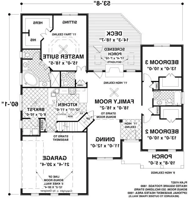 Main Level Floor Plan