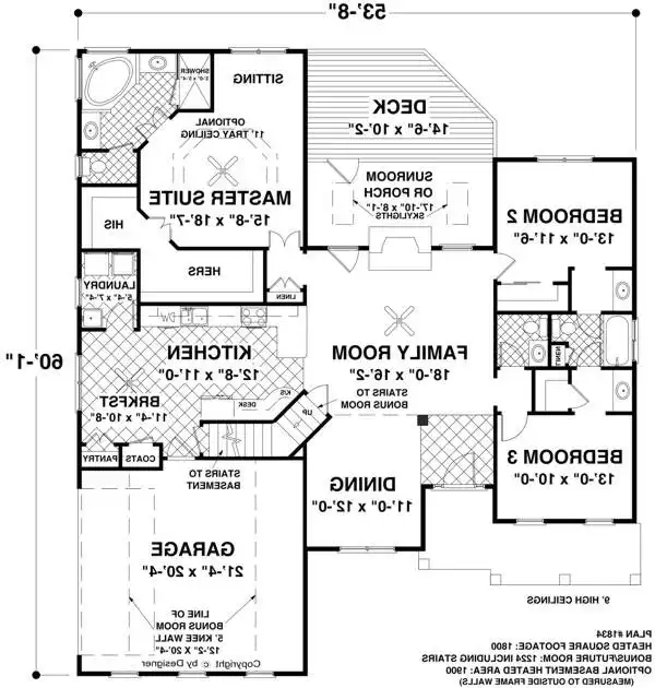 Main Level Floor Plan