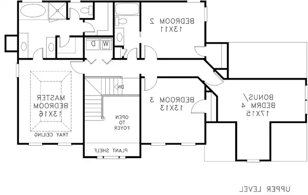 Upper Level Floorplan