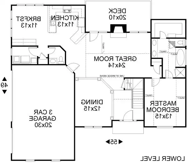 Lower Level Floorplan
