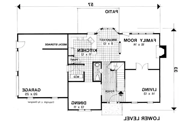 Lower Level Floorplan