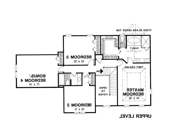 Upper Level Floorplan