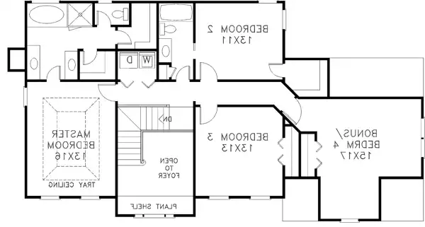 Upper Level Floorplan