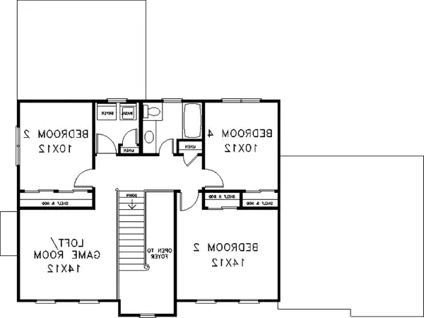 Upper Level Floorplan