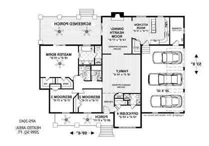 Main Level Floor Plan