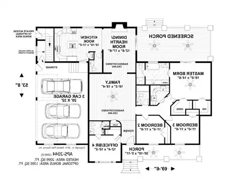 Main Level Floor Plan