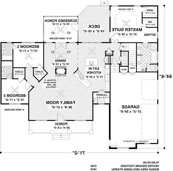 Main Level Floor Plan