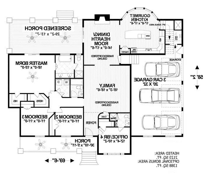 Main Level Floor Plan