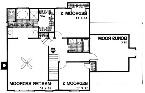 Upper Level Floorplan