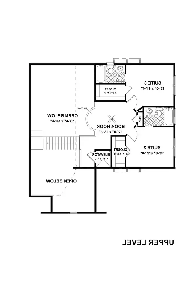 Upper Level Floorplan