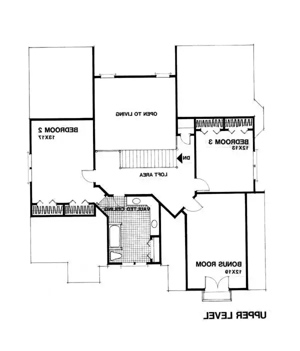Upper Level Floorplan