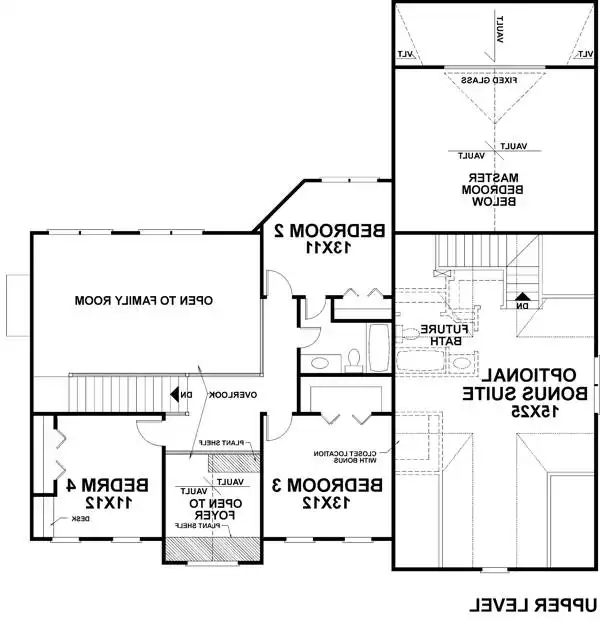 Upper Level Floorplan