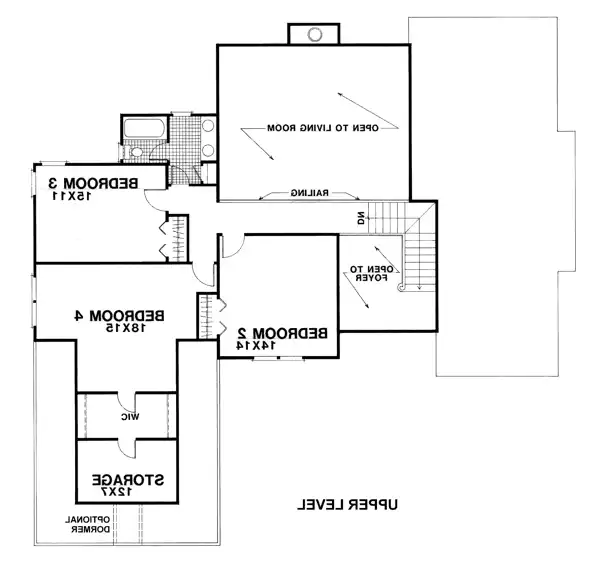 Upper Level Floorplan