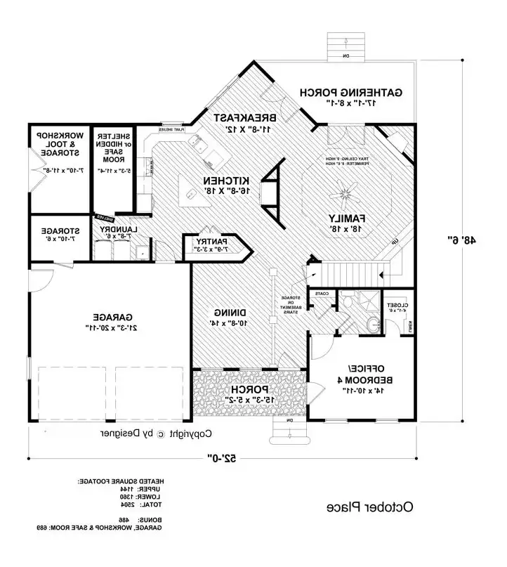 Lower Level Floorplan
