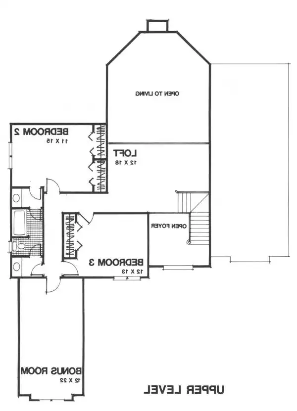 Upper Level Floorplan