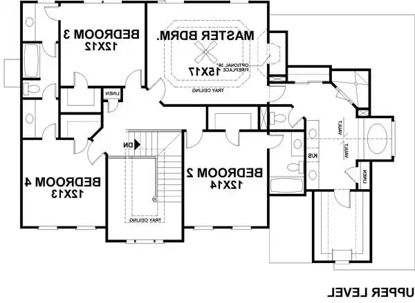 Upper Level Floorplan