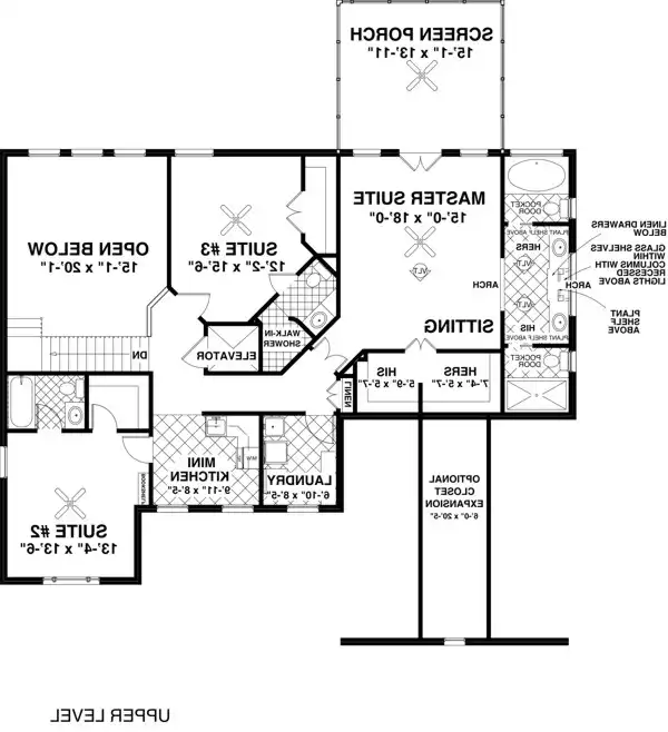 Upper Level Floorplan