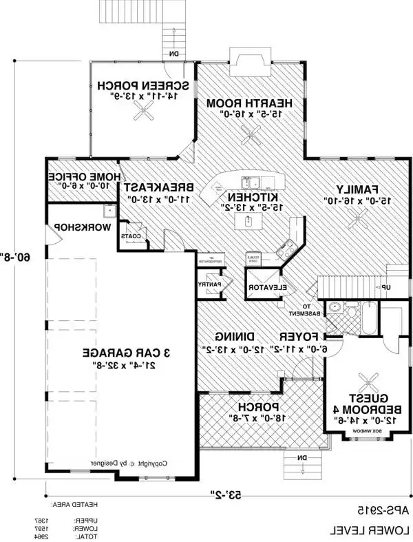 Lower Level Floorplan