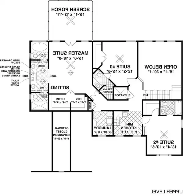Upper Level Floorplan