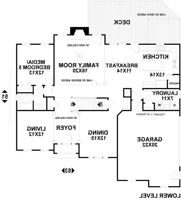 Lower Level Floorplan