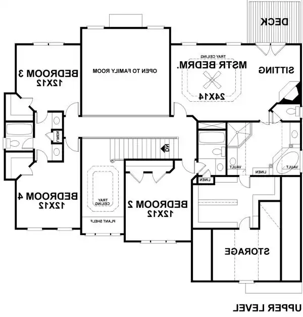 Upper Level Floorplan
