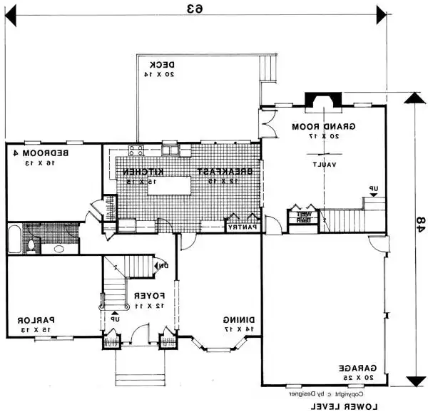 Lower Level Floorplan