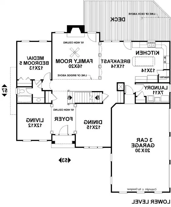 Lower Level Floorplan