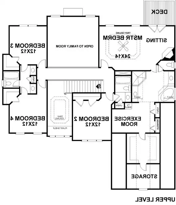 Upper Level Floorplan