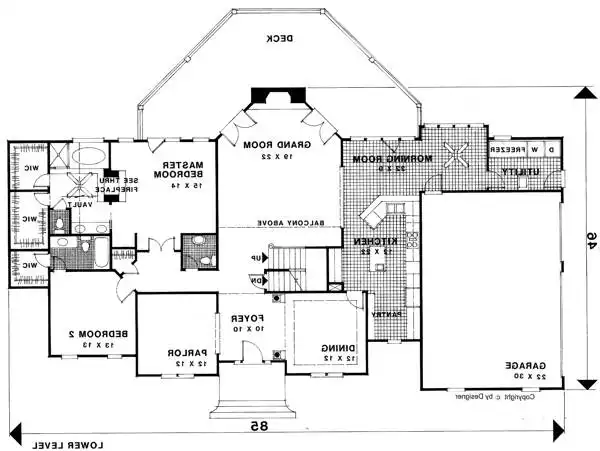 Lower Level Floorplan