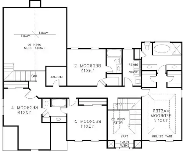 Upper Level Floorplan