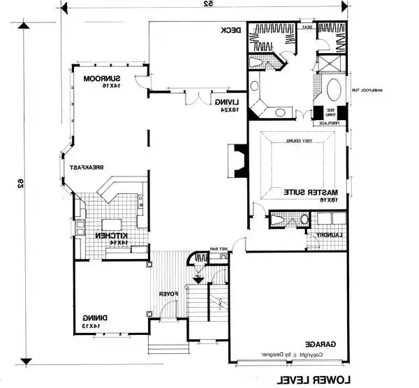 Lower Level Floorplan