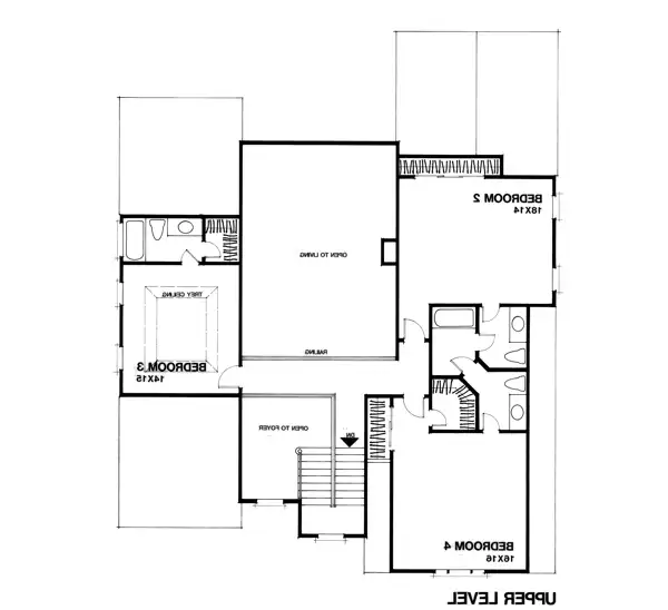 Upper Level Floorplan