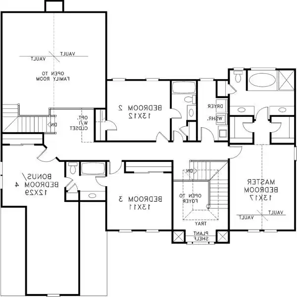 Upper Level Floorplan
