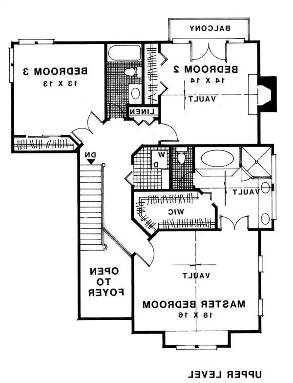 Upper Level Floorplan