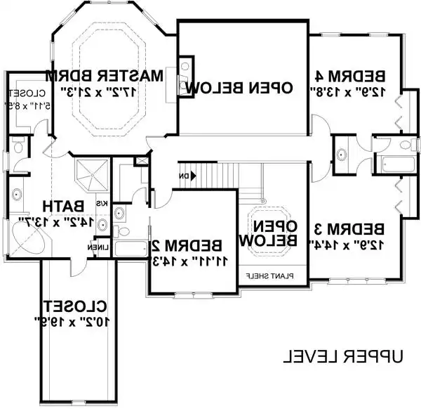 Upper Level Floorplan