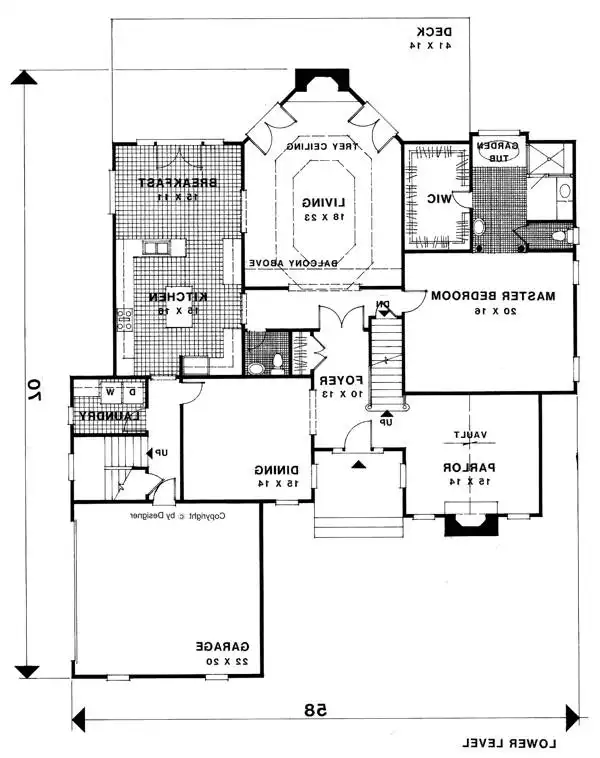 Lower Level Floorplan