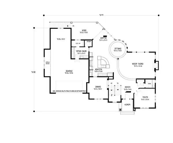 Main Level Floor Plan