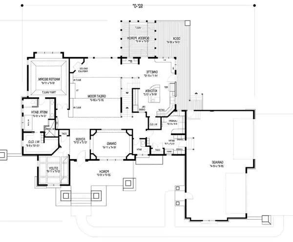 Main Level Floor Plan